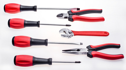 Screwdriver and pliers
