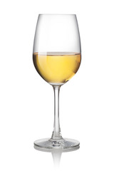 Glass of white wine