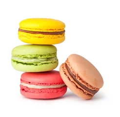 Peel and stick wall murals Macarons Tasty colorful macaroon