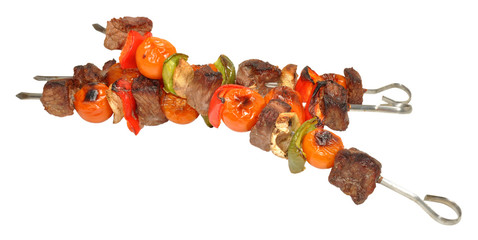 Grilled Beef And Vegetable Kebabs