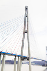 Obraz premium Big suspension bridge