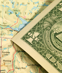 Close up of U.S. Dollar
