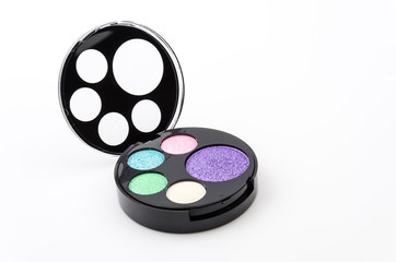 Isolated eye shadow makeup