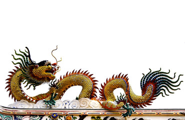 Chinese lion image in Chinese temple