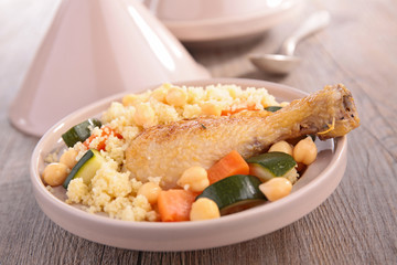 couscous with chicken and vegetables
