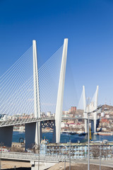 Obraz premium Big suspension bridge