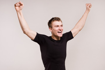 Champion enjoying his victory