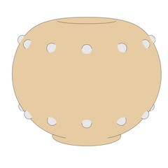 cartoon image of antique bowl