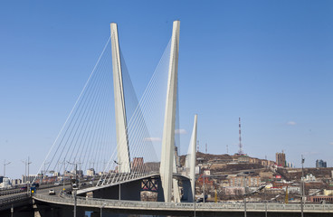 Obraz premium Big suspension bridge