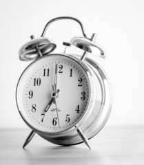 Clock process old vintage black and white style pictures