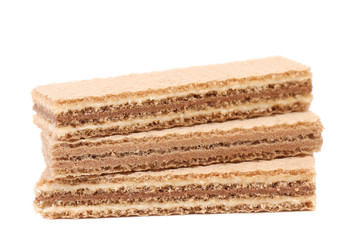 Wafers with chocolate
