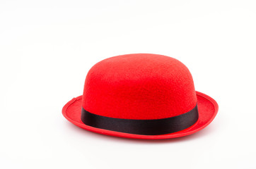 Red hat isolated white background