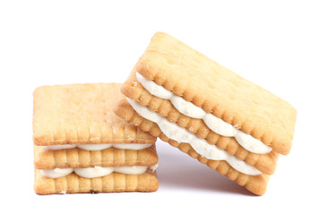Cookies with white chocolate