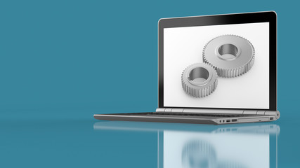 Laptop screen graphics