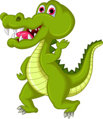 Fototapeta premium Crocodile cartoon