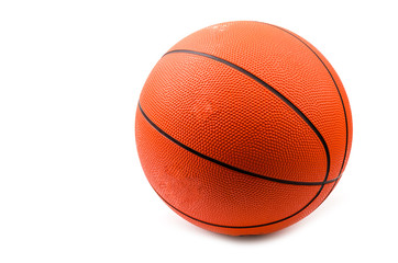 Fototapeta premium Basketball isolated white background