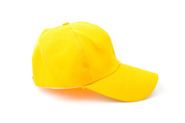 Baseball cap isolated white background