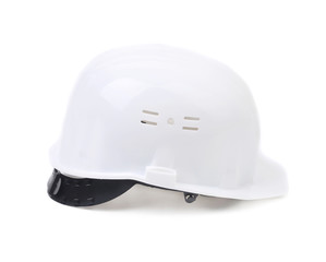 Fototapeta premium White safety helmet.