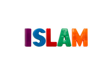 Letter magnets ISLAM