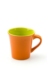Isolated Orange mug