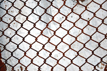 Fototapeta premium Rusty grid
