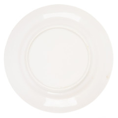 Bottom side of plate