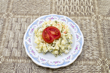 Homemade potato salad