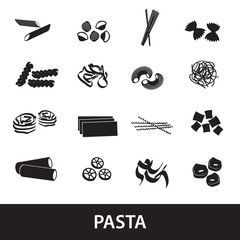 types of pasta food eps10 - 63533028
