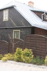 stary płot drewniany  © masterofmoments