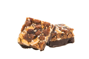 dessert with nuts and raisins