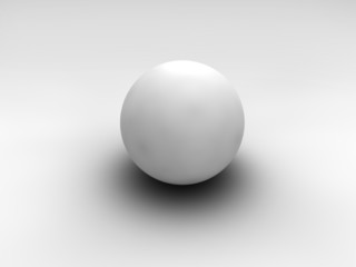 white round ball sphere