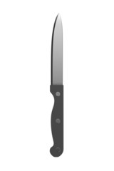 realistic 3d render of knife