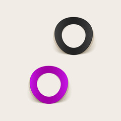 realistic design element: circle, ring