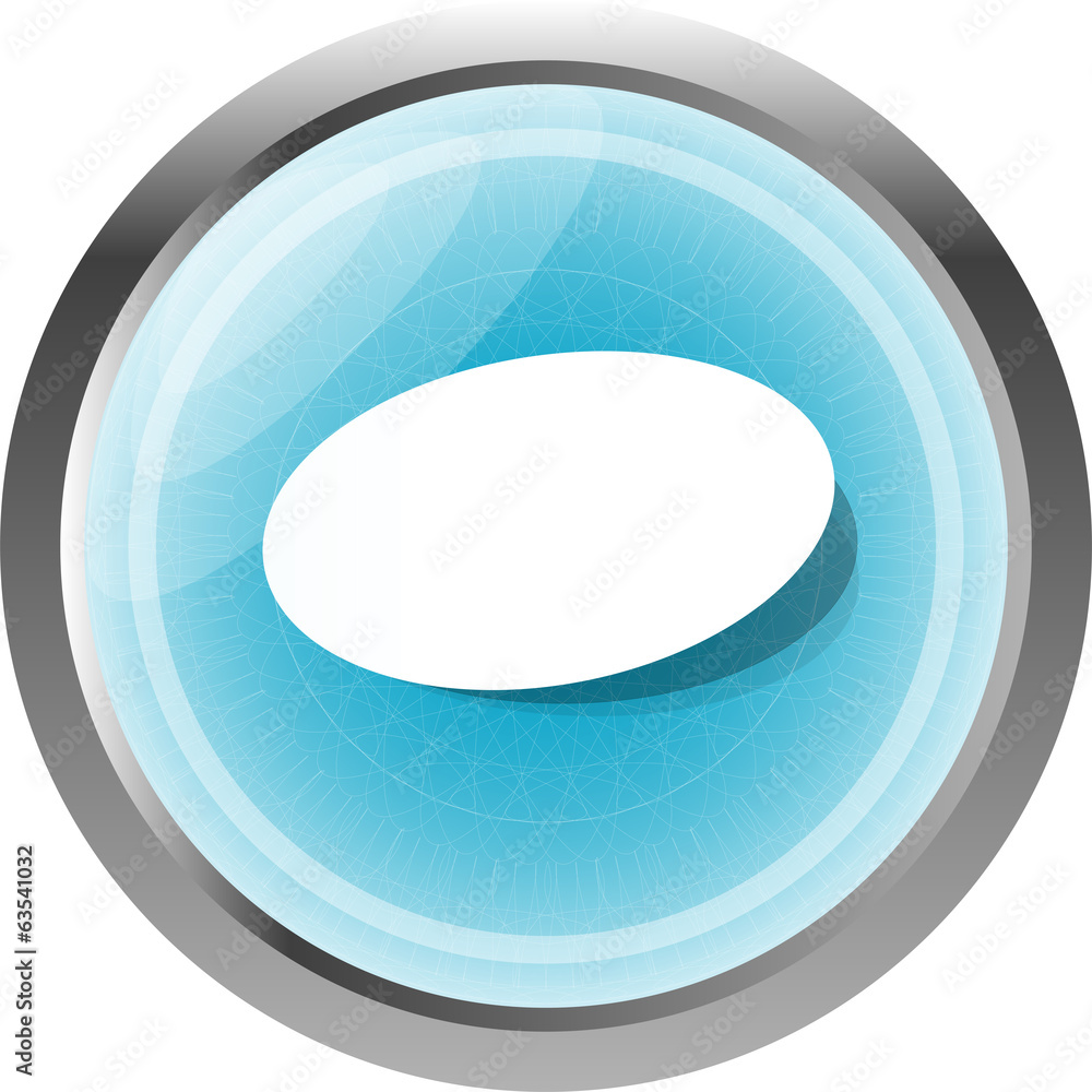 Aufkleber web buttons for design, icon with empty blank white paper