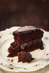 Schokoladenkuchen mit Ganache