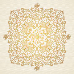 Ornate decorative illustration. Pattern in east style.