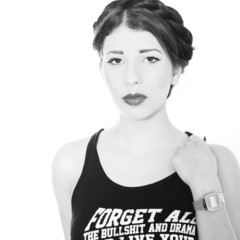 Fashion Frau mit Hang Loose Top