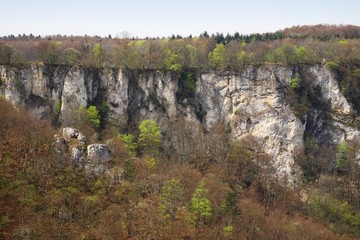 Rutschenfelsen im Frühjahr / Schwäb Alb