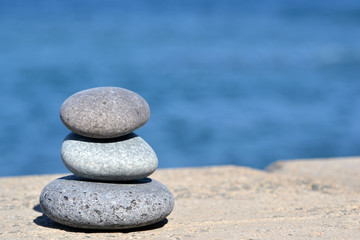 Obraz na płótnie Canvas Zen stones