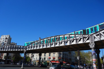 Métro aérien à Paris