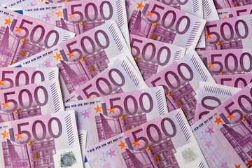 Fünfhundert Euro Scheine