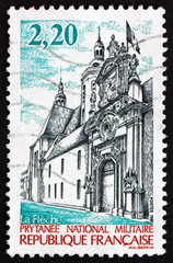 Postage stamp France 1987 La Fleche National Military School