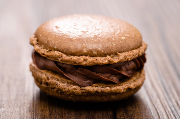 Macaron mit Schokolade