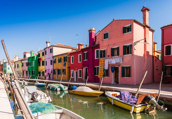Fototapeta na wymiar Ile de Burano à Venise