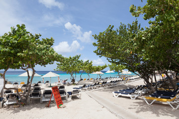 Fototapeta premium Casa Abao Beach a private beach in Curacao