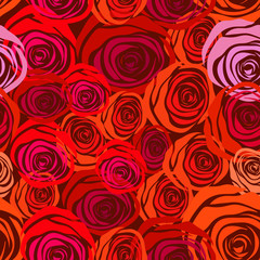 Rose seamless background