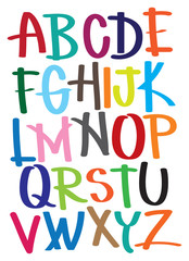 Vector illustrate alphabet