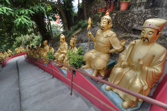 Ten Thousand Buddhas Monastery Steps, HK