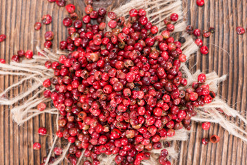 Portion of Pink Peppercorns