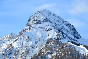 Western Caucasus.  Sochi. Aibga ridge, Black Pyramid peak